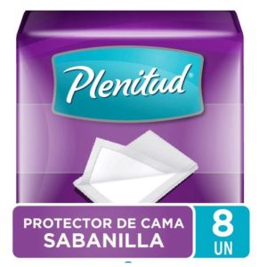 Protector de Cama Sabanilla Tamaño Único 90 x 60 CM 8 UND