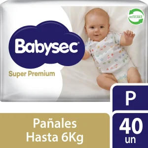 Pañales Babysec Super Premium P 40